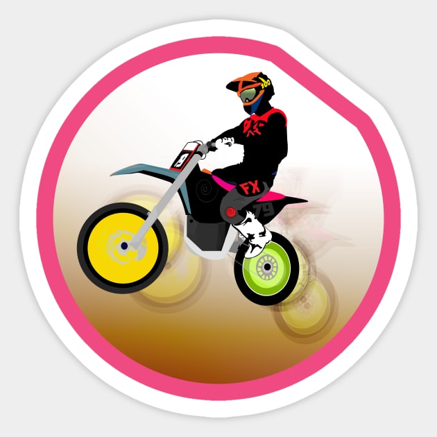 Rider Sticker by momomoma